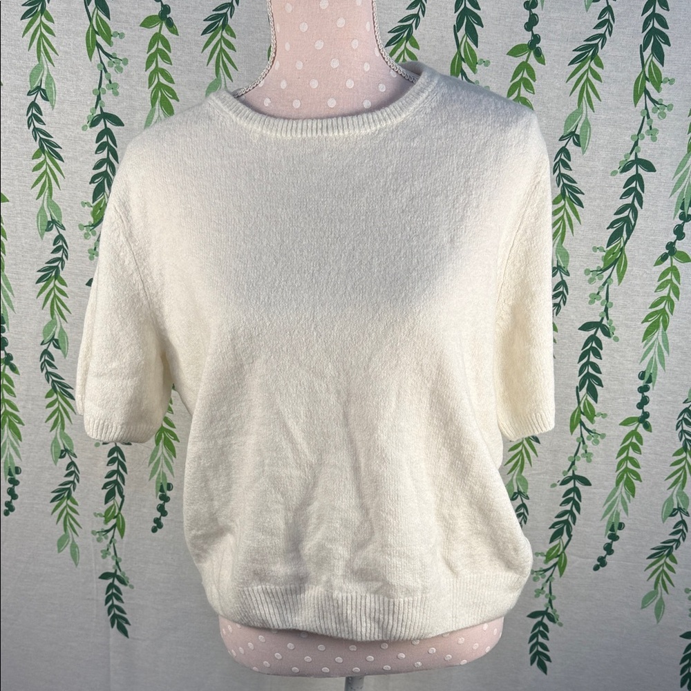 H&M Cream Knit Sweater C3